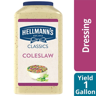 Hellmann's® Coleslaw Salad Dressing 4 x 1 gal - To your best salads with Hellmann's® Coleslaw Salad Dressing (4 x 1 gal) that looks, performs and tastes like you made it yourself.