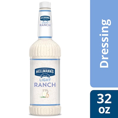 Hellmann's® Light Ranch Salad Dressing 6 x 32 oz - To your best salads with Hellmann's® Light Ranch Salad Dressing (6 x 32 oz) that looks, performs and tastes like you made it yourself.