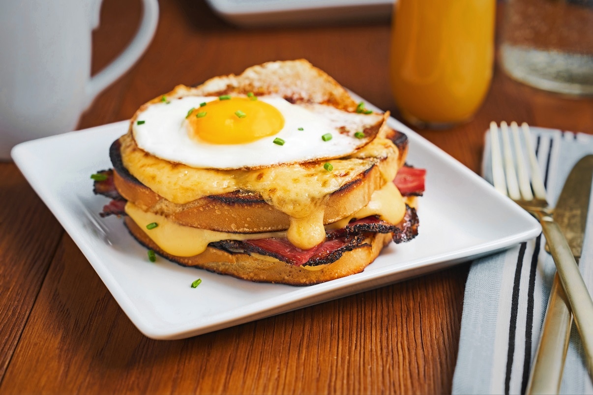 Pastrami Croque Madame – - Recipe