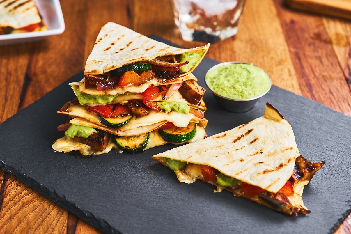 Grilled Veggie Quesadilla – - Recipe