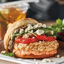 Herbed Feta Turkey Burger