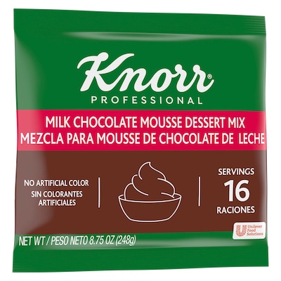 Knorr® Professional Milk Chocolate Mousse Mix 10 x 8.75 oz - 