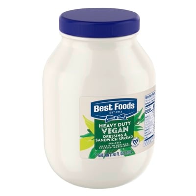 Best Foods® Heavy Duty Vegan Mayonnaise 1 gal 4 pack - Explore new plant-forward dishes with Best Foods® Heavy Duty Vegan Mayonnaise.